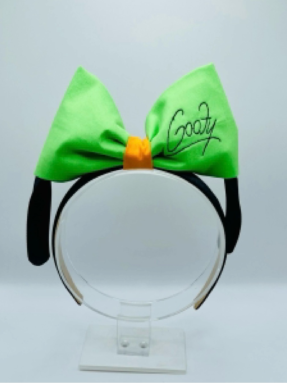 Disney Goofy Signature Green Bow Headband Character Ears